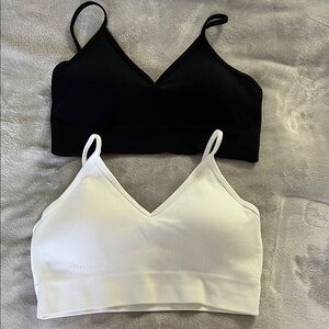 Black and White Bralette Set